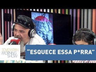 João Gordo se irrita ao falar de Dado Dolabella: "esquece essa p*rra"