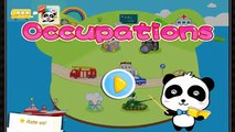Sur bébé éducatif emplois enfants Apprendre vie Nouveau professions réal mots Panda babybus k