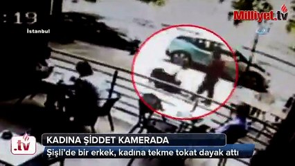 Şişli'de sokak ortasında kadın şiddet - acemikamera