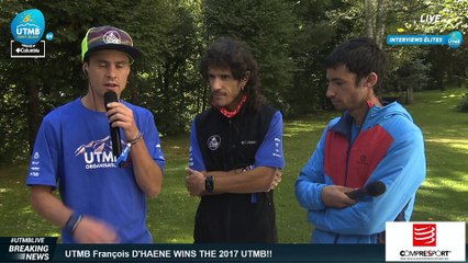 UTMB® 2017 - Interview Kilian Jornet (2nd)