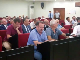 Zonguldak belediye meclisinde tartışma