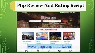 Php Review and Rating Script by PHPScriptsmall