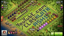 7 Golem Gowi With 4 Jump Spells - 3 Star TH10 Attack - Clash of Clans Strategy
