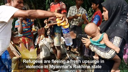 Crisis looms as nearly 125,000 refugees flood into Bangladesh