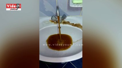 شكوى من أهالى قرية مين كنانة بالقليوبية لاختلاط مياه الشرب بالصرف الصحى