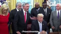 La prière de Donald Trump à la Maison Blanche