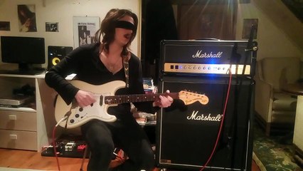 Deep Purple - Burn (blindfolded guitar cover)