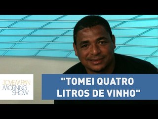 "Tomei quatro litros de vinho", diz Vampeta após vitória do Audax sobre o São Paulo | Morning Show