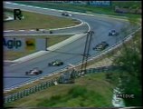 Gran Premio d'Ungheria 1990: Ritiri di Modena, Prost e A. Suzuki e incidente fra Alesi e Martini
