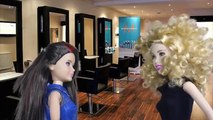 Jeunes filles pour clin doeil avec ❀ nouvelle coiffure poupées Barbie vidéo