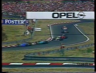 Gran Premio d'Ungheria 1990: Sorpassi di Nannini ed A. Senna a Mansell