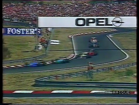 Gran Premio d'Ungheria 1990: Sorpassi di Nannini ed A. Senna a Mansell