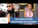 Manu Carvalho destaca looks super decotados no Grammy: “nova tendência” | Morning Show