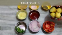 Spicy Potato Sandwich || Aloo Sandwich at home || Sandwich Recipe