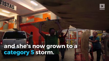 Irma grows to category 5 on its way to U.S.