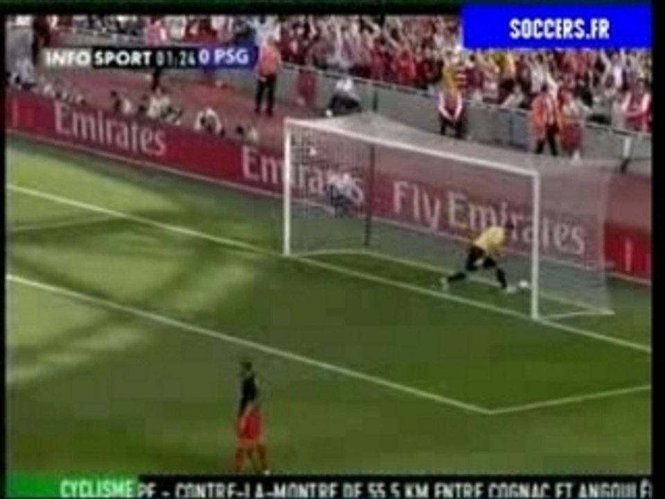 1-0 Flamini vs PSG Emirates Cup