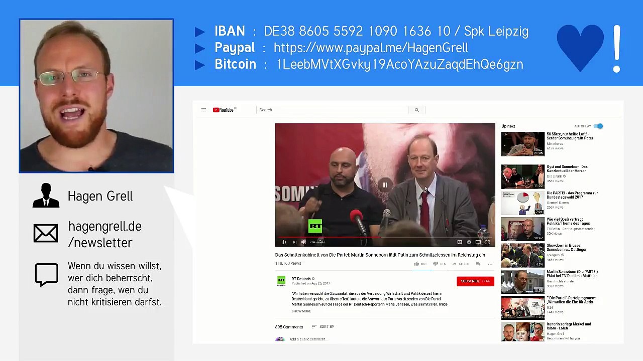 DIE PARTEI - Antifa-Soße auf 'lustig' ++ Kanzlerduell ++ Woelki von Köln