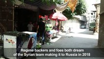Road to Russia football fever unites war-divided Syrians