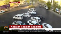 Yurdun dört bir yanından yürek burkan trafik kazası görüntüleri kamerada!