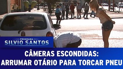 Câmeras Escondidas - Arrumar Otário Para Trocar Pneu - 03.09.17