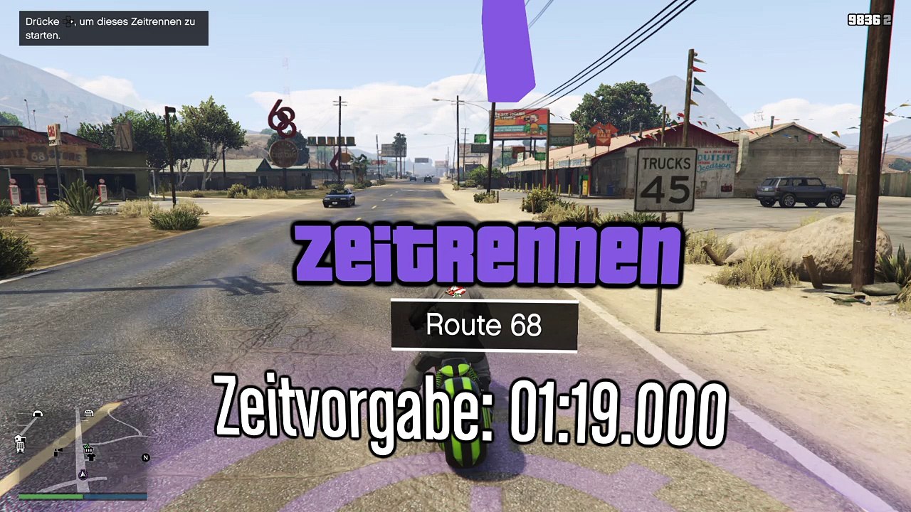 GTA 5 Online - Time Trial - Route 68
