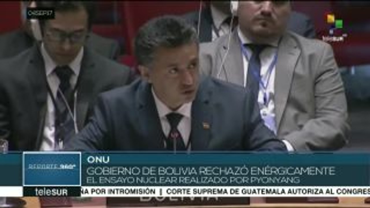 Bolivia rechaza el ensayo nuclear subterráneo de Corea del Norte