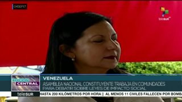 Venezuela: ANC debate desde las comunidades leyes de impacto social