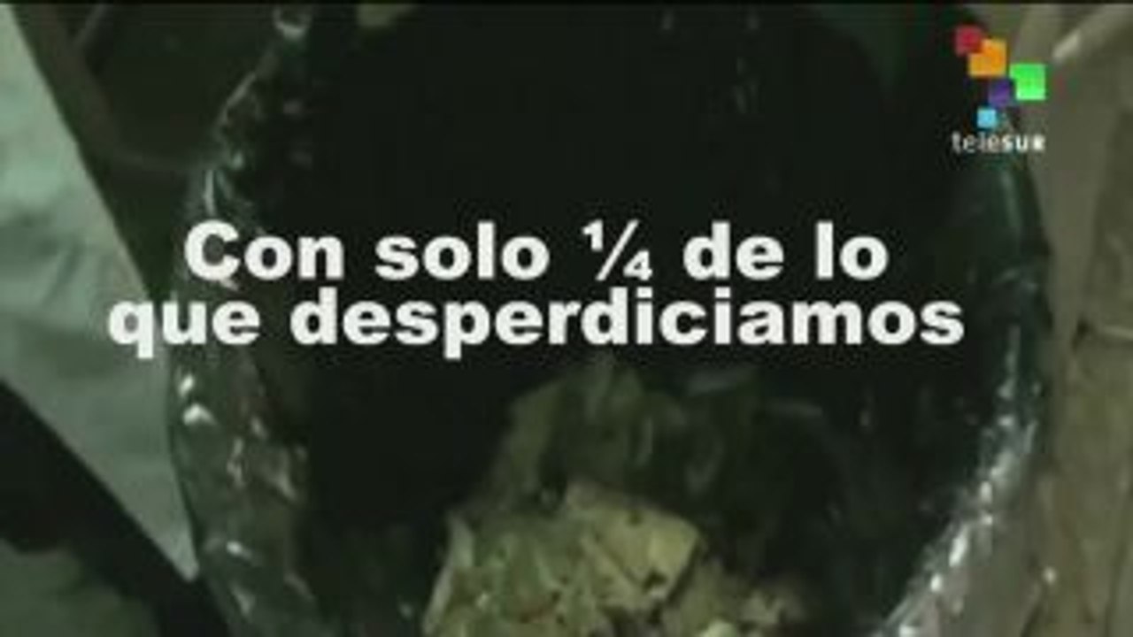 El desperdicio de alimentos frente al hambre en el mundo