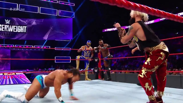 Enzo Amore, Cedric Alexander & Gran Metalik vs. Noam Dar, Tony Nese & Drew Gulak: Raw, Sept. 4, 2017