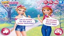 DISNEY FROZEN ELSA & ANNA EASTER FUN GAME - DRESS UP GAMES FOR GIRLS