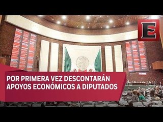 Descontarán a diputados gastos sin comprobar