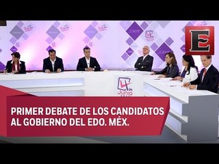 Nerviosismo y descalificaciones en el debate para el Edo. Méx.