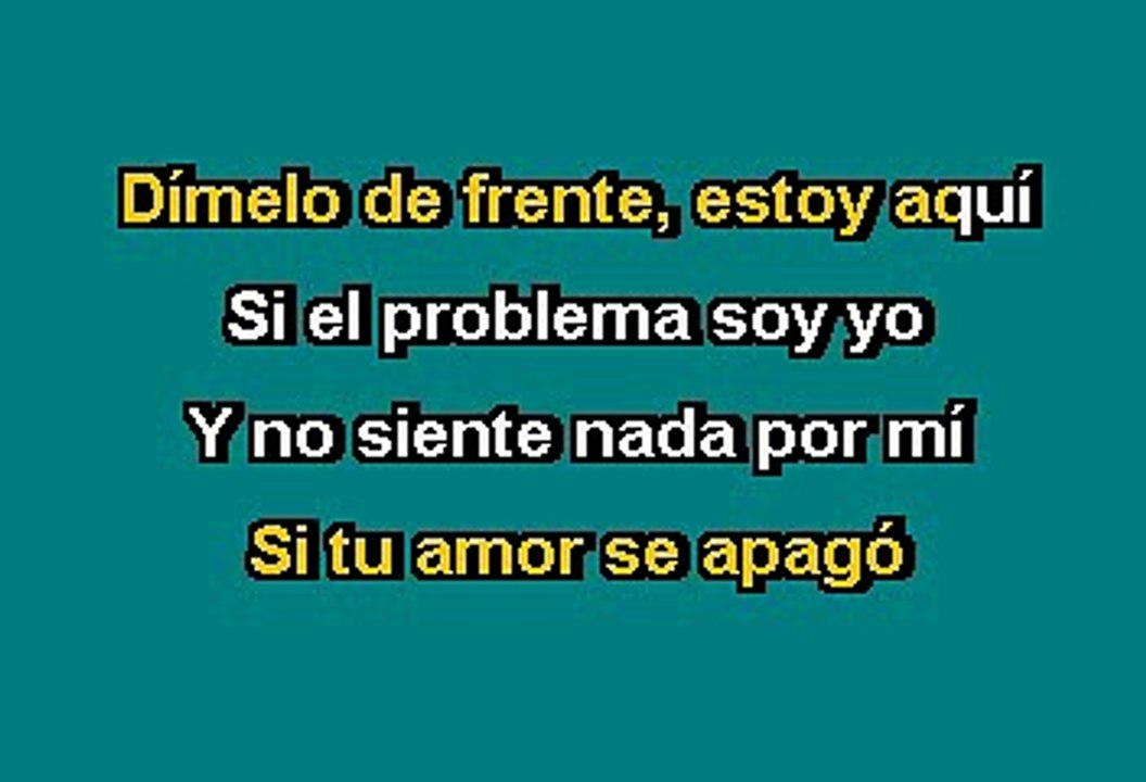 Wisin & Yandel - Dime qué te pasó (Karaoke)