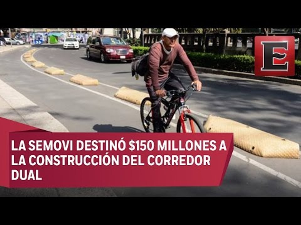 Habilitan carril para bicis y trolebuses en el Eje 8 Sur