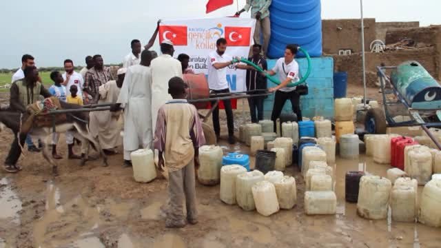 Sudan'da Şehit Eren Bülbül Su Kuyusu Açıldı