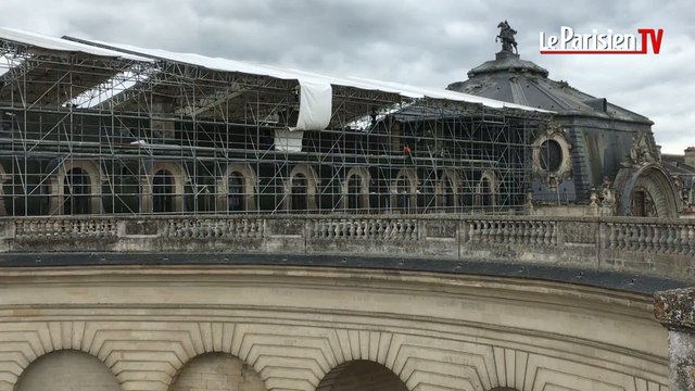 Chantilly : travaux de restauration aux Grandes Écuries