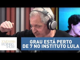 Augusto Nunes: "Na escala Richter, o grau está perto de 7 no Instituto Lula" | Morning Show