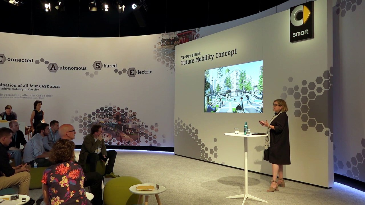 Weltpremiere smart vision EQ fortwo - So geht carsharing Morgen