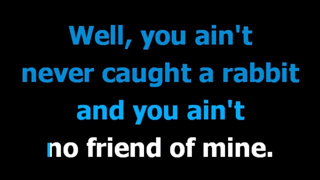 Hound dog - Elvis Presley - Karaoke - Lyrics