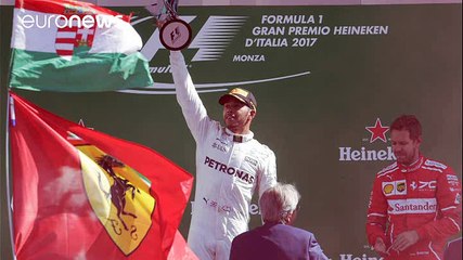 لوئیس همیلتون راننده مرسدس فاتح جایزه بزرگ مونزا ایتالیا شد