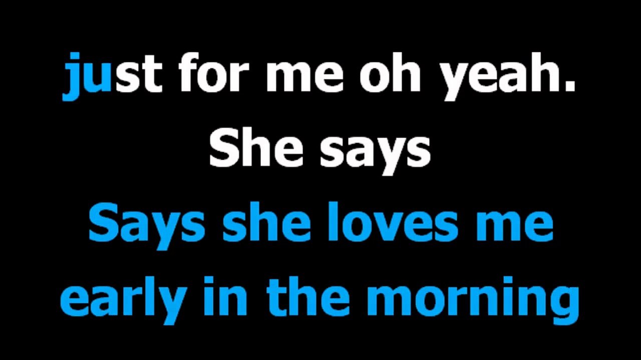 i've got a woman  - Elvis Presley  - Karaoke  - Lyrics