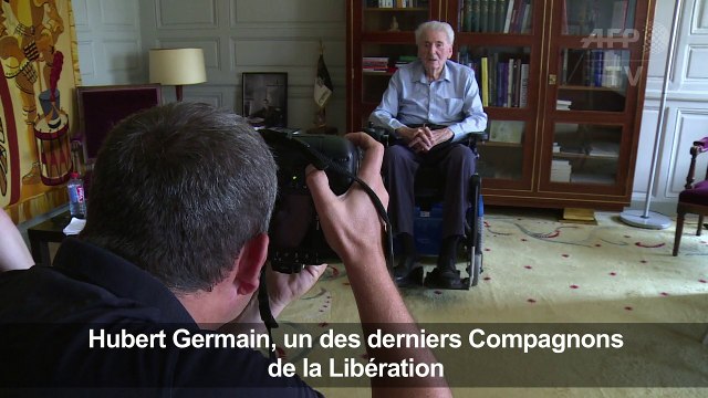Hubert Germain, un des derniers Compagnons de la Libération