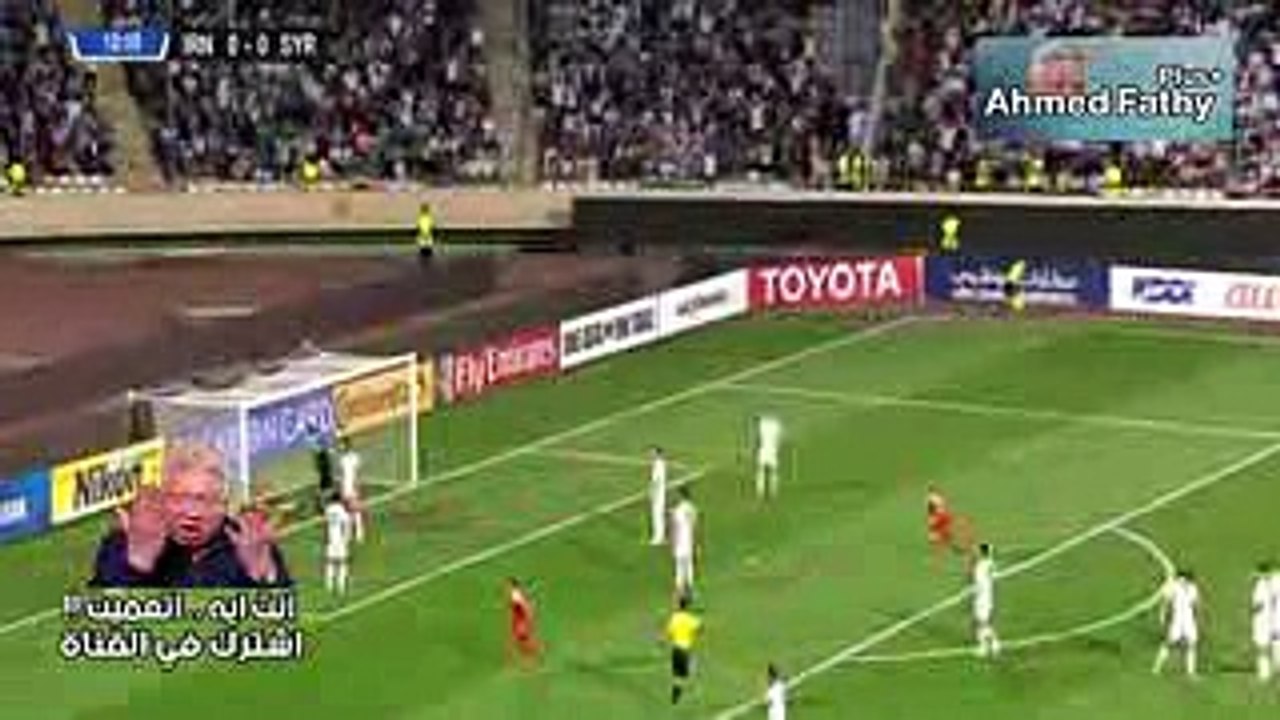 اهداف سوريا وايران 2- 2    25-9-2017