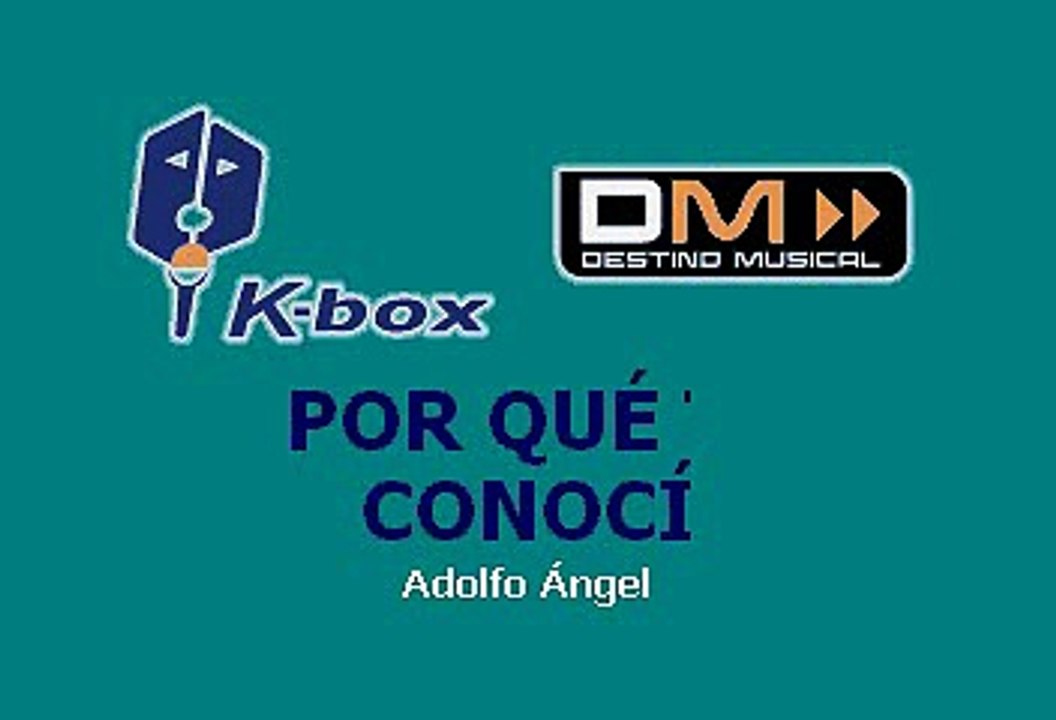 Los Temerarios - Por qué te conocí (Karaoke)