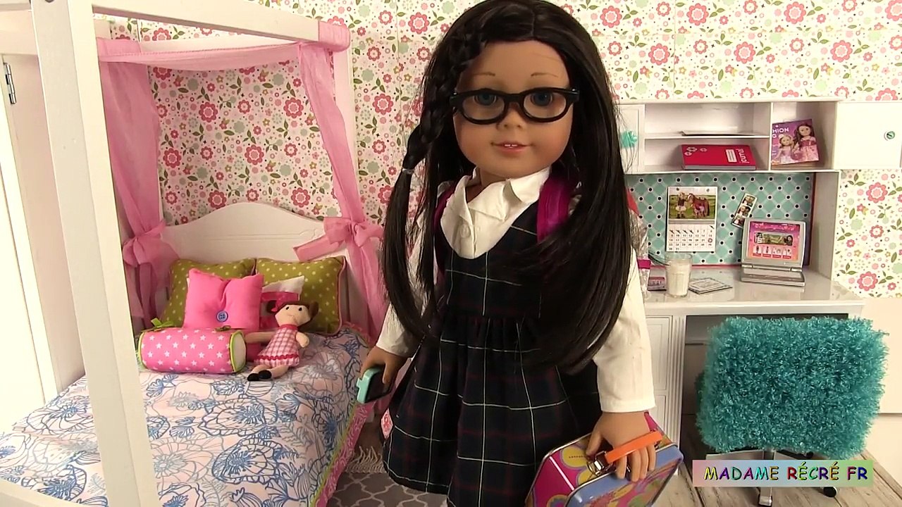 Morning Routine Matinale Poupée American Girl Rentrée des Classes Back to School