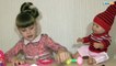 ✔ Кукла Беби Борн кушает кашу с девочкой Полей Baby Born Doll eats porridge together with girl Polya