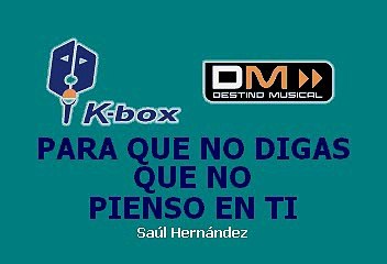 Para Que No Digas Que No Pienso En Ti  - Caifanes (Karaoke)