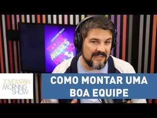 Adriano Silva dá dica de como montar uma boa equipe: "Só traga gente melhor que você"