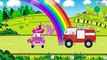 LEARN Ambulance with Street Vehicles for Kids - Cars & Trucks Transport for Children - Cars Cartoon