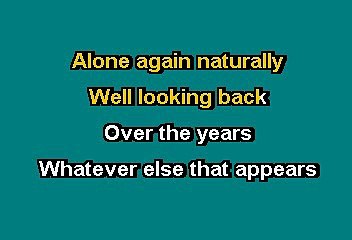 Gilbert O'Sullivan - Alone Again (Karaoke)